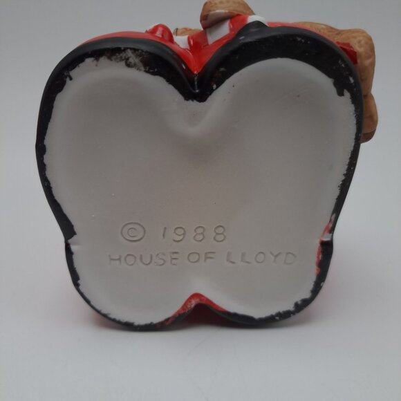 Christmas Around the World House of Lloyd Boots Bears Candy Canes Planter 1988 - Picture 9 of 11